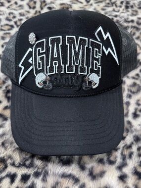 Black "Game Day" Trucker Hat